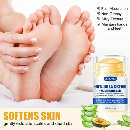 Gfyt- C Crema Hidratante Para Agrietamiento Y Urea Para Pies