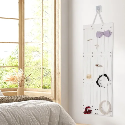 Organizador De Accesorios Para El Cabello, Colgador De Pinza