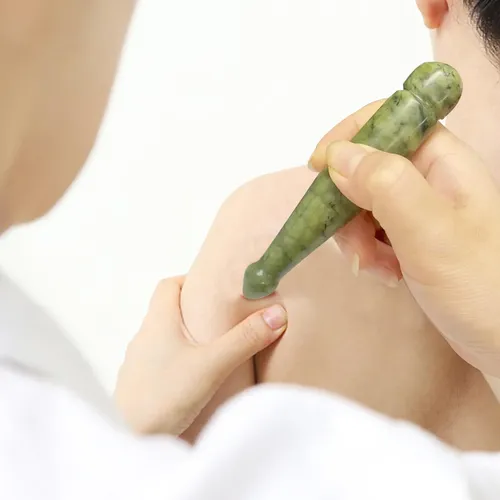 Masajeador Facial Y Corporal Jade Gua Sha Pen