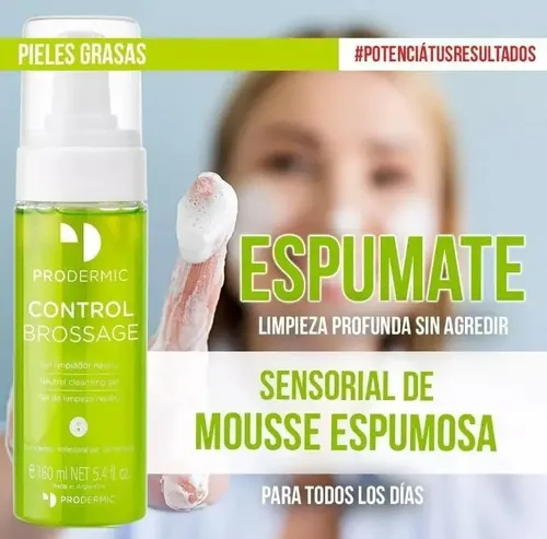 Prodermic Gel Limpiador Control Brossage 500ml
