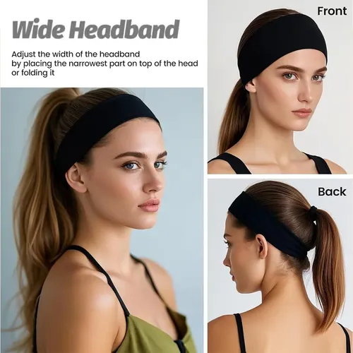Diadema Mujer Hombre De 4 Piezas, Elastics Pelo Cinta/ku Em