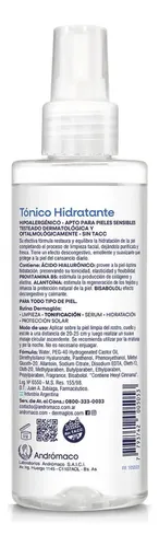 Tónico Dermaglos Hidratante Descongestivo X200 Ml