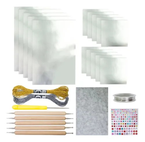 Kit De Láminas De Aluminio Para Manualidades, Pintura Artíst