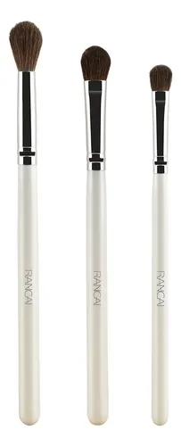Set De 3 Brochas For Ojos De Maquillaje Finas