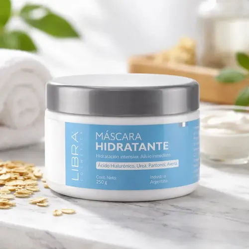 Máscara Hidratante Intensiva Libra Ácido Hialurónico 250g Todo Tipo De Piel