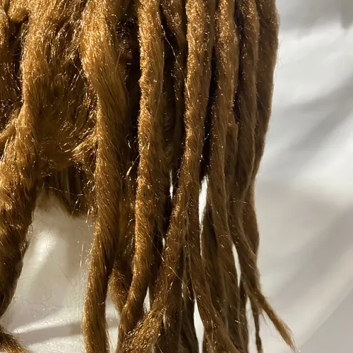 Peluca Larga Rasta Marrón Party Para Fiestas y Disfraces