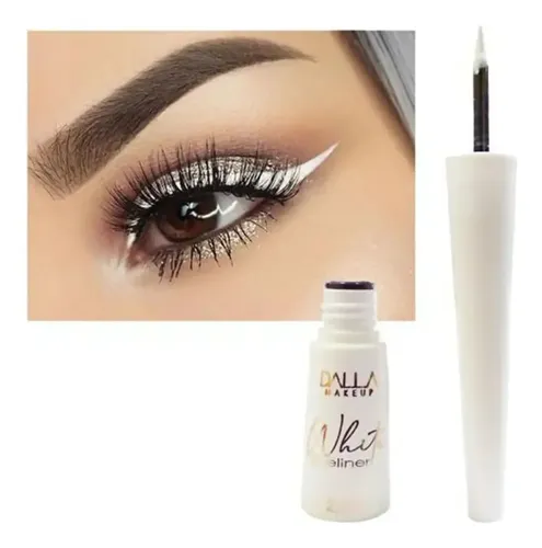 Delineador Líquido Blanco Dalla Makeup White Eyeliner