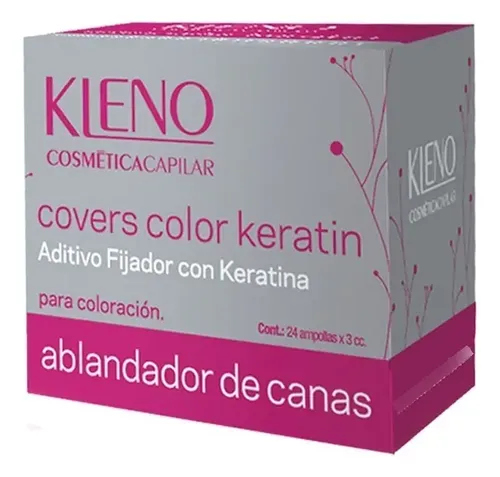 Ablandador De Canas Covers Color Keratin Kleno Fijador X 24