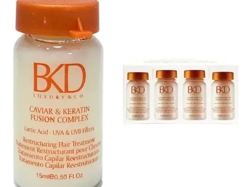 Bkd Caviar Y Keratina Ampollas Fusión Complex X3 Unidades