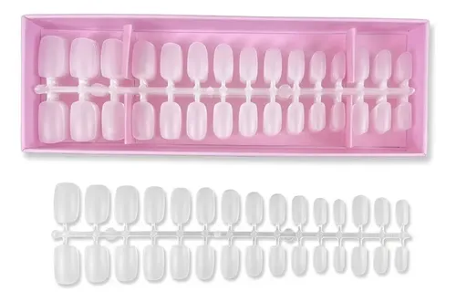Tips Cuadrado Soft Mate 240pcs Extensiones Uñas Gel