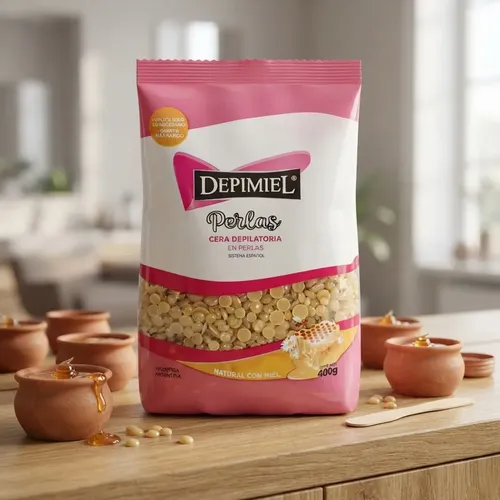 Cera Depilatoria En Perlas Depimiel X 400 Gr Sistema Español