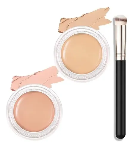 Kaely Corrector Crema Cobertura Total Paleta Con Brocha 12
