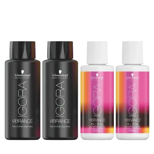 Schwarzkopf Igora Vibrance X2 Tintura Pelo Gel + Oxidante Tono A Elección