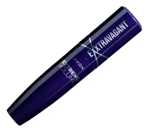Máscara De Pestañas Volumen Extremo Exxtravagant Avon Negro