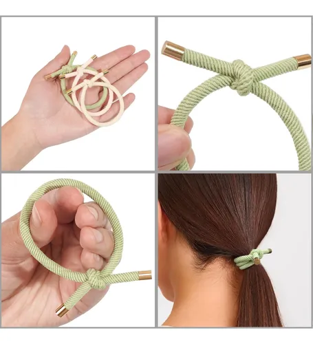 Cintas Para El Pelo Dealeachday, Elásticas Anudadas, 56 Unid