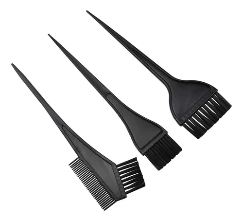 Kit De 3 Brochas Para Pintar Teñir Cabello Peluquería