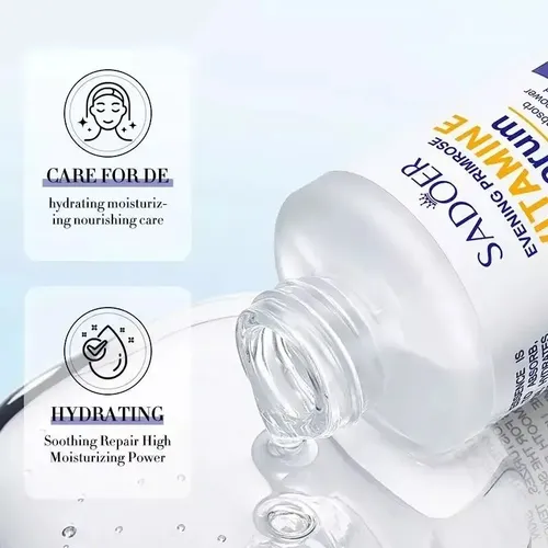 Sadoer Serum Vitamina E Antiarrugas Reafirmante Hidratante Antiedad para Todo Tipo De Piel 30 mL