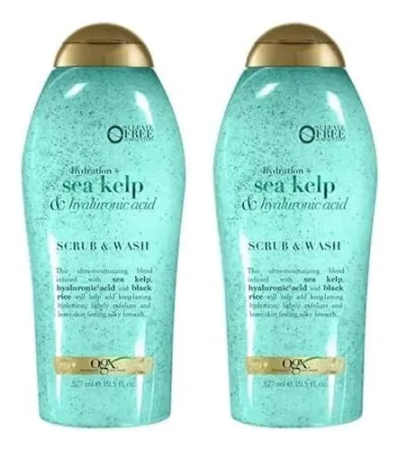 Exfoliante Corporal Ogx Hidratación Algas Marinas Y Ácido Hi