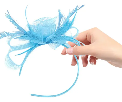 W; Pinza For El Pelo Veil Fascinator For Sombrero, Fiesta De