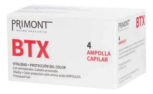 Primont Btx X 12 Ampollas Tratamiento Pelo Reestructurante