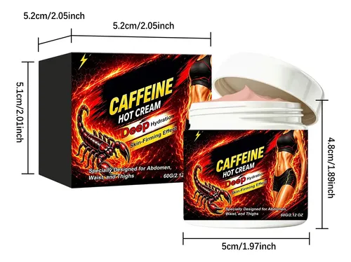 Crema Corporal Caliente Reafirmante Con Cafeína 60 G