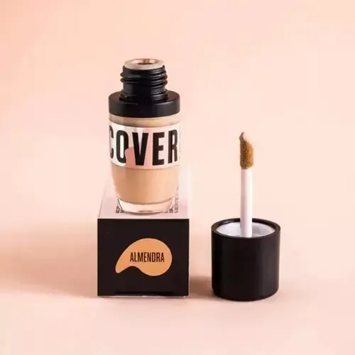 Corrector Liquido De Ojeras Mazz Cover Tono Almendra Oscuro