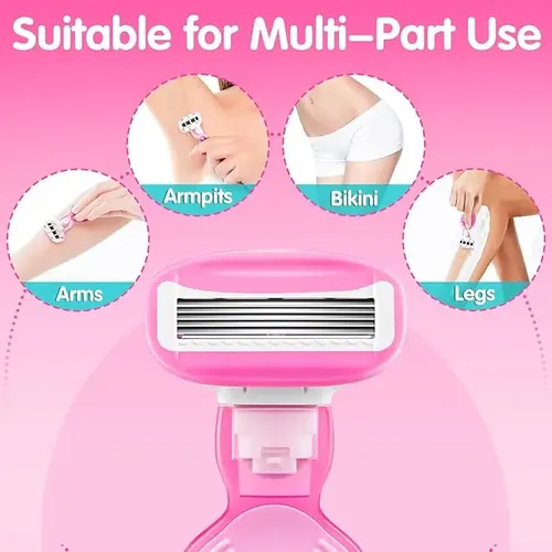 2pzs Flawless Depilador Rasuradora Intima Mujer Rosa ./