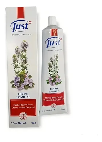 Crema De Tomillo Just 96g Para Aromaterapia