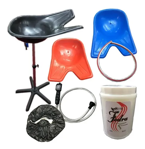 Bacha Lavacabeza Portatil Duchador Gorro Electrico Baño Luz