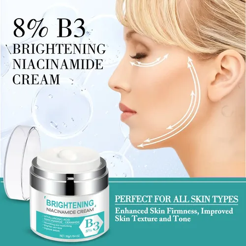 Crema Iluminadora Con Niacinamida 8% -vitamina B3 Hidratante