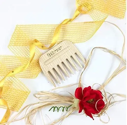 Cepillo Para Cabello Tek Grande Rectangular De Madera Natura