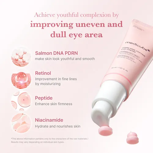 Sérum Para Ojos Medicube Con Retinol Y Pdrn | 1.01 Fl. Oz Todo Tipo De Piel Día/noche
