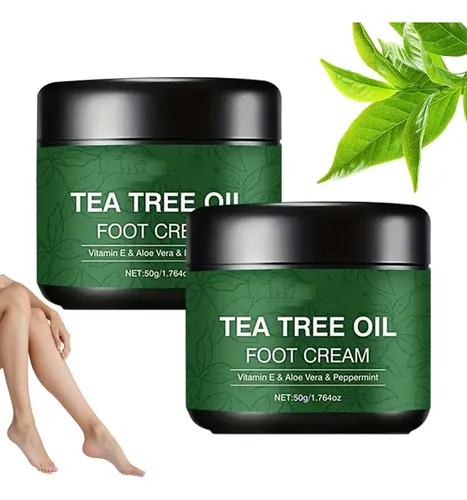 2. Crema For Pies Con Aceite De Árbol De Té, Crema For Pies