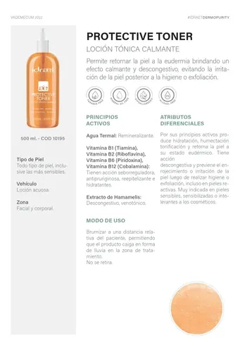 Locion Tonica Calmante Hidratante Termal 500 Ml Idraet
