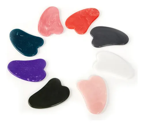 Masaje Con Piedras Naturales De Jade Gua Gu Sha Con Forma De