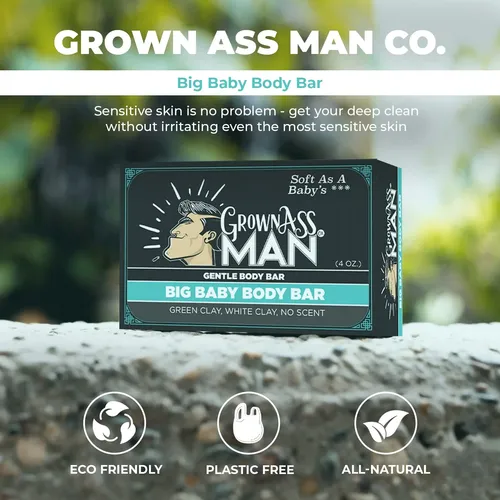 Barra Corporal Big Baby De Grown Ass Man Co. (sin Exfoliante