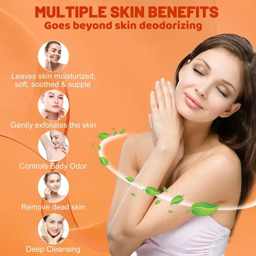 2 Pcs Persimmon Soap Bar For Old People Smell, Deodorizing