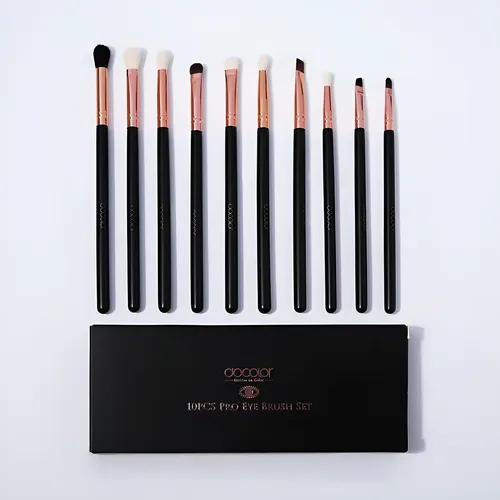 Set 10pzas Pro Eye Brush Docolor