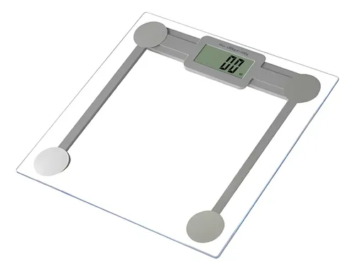 Balanza De Baño Digital Personal Resistente Electronica Gris