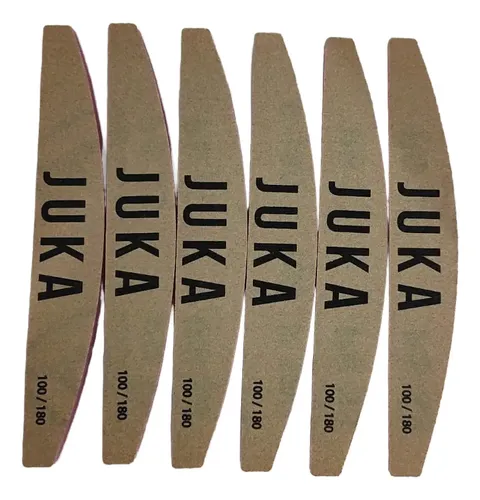 Juka Limas Curvas Para Uñas De 100/180 Pack X6