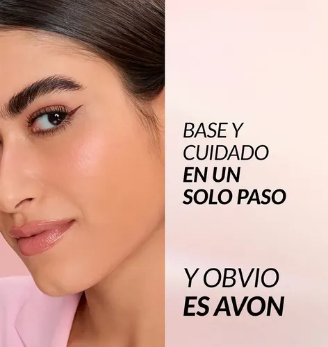 Base Serum Avon Fps 30 Matte Tono 140q Light Ochre X 30ml.