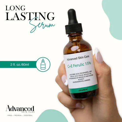 Sérum Facial Advanced Skin Care 15 Vitamina C, Vitamina E Y,