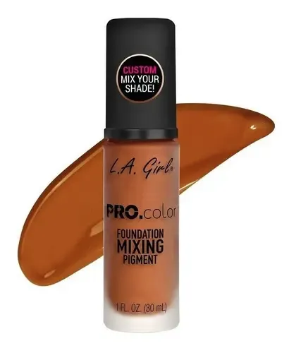 Base de Maquillaje Líquida L.A. Girl PRO.color Naranja 30mL Alta Cobertura