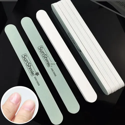 20 Limas Uñas Doble Cara Grano 600/3000