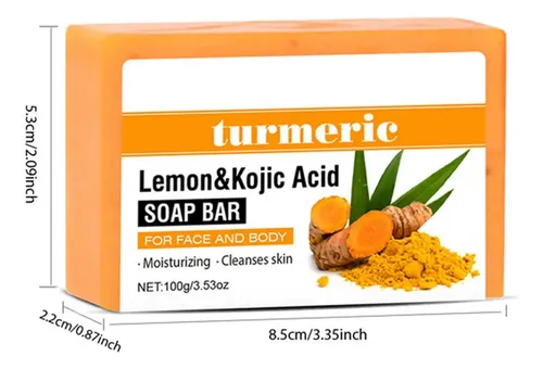 Jabón Facial Corporal Curcuma Limon Cleaner 100g