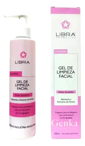 Gel Limpiador Facial Libra 200ml Piel Sensible Sin Alcohol Sensible Día/noche