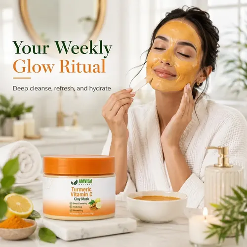 Vitamin C Clay Mask With Kaolin & Bentonite Clay, 5.29 Oz