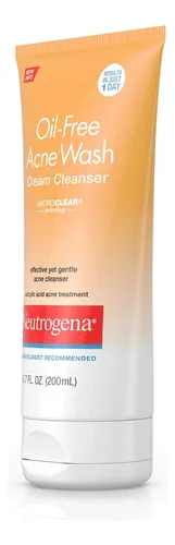 Crema Limpiadora Facial Neutrogena Sin Aceite Para El Acné,