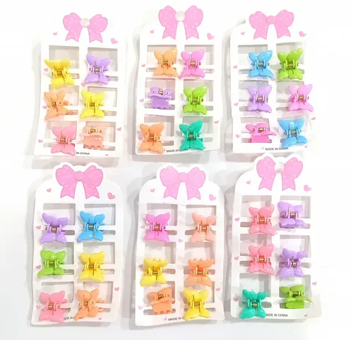 Pack X 6 Blisters Mini Broches Mariposa Surtidos (36 U.)
