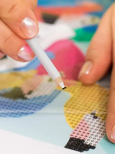 Lápices De Uñas Blancos Con Puntos Para Esmalte De Uñas (paq